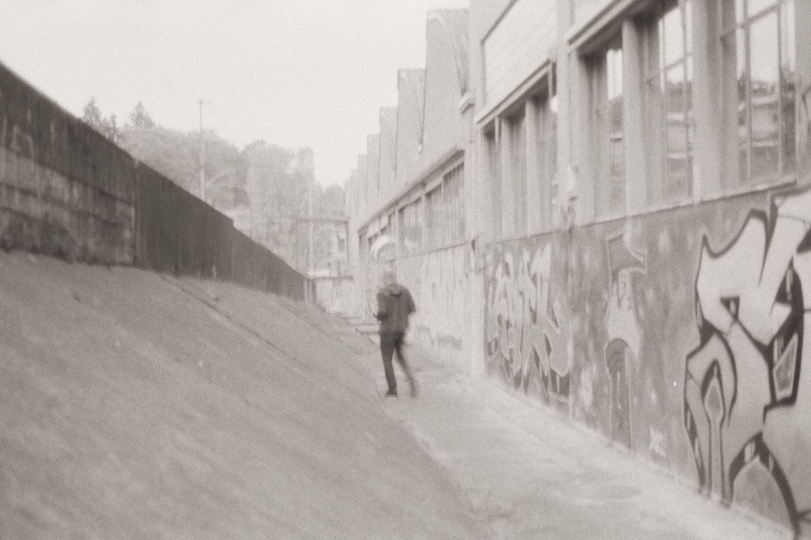 Analoges Schwarz-Weiss-Foto auf Ilford HP5 – Aufnahme 8